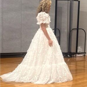 Elegant White Kids Dress